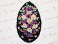 Ритуальный венок "Ассорти" 10005