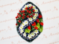 Траурный венок "Зигзаг" 10052